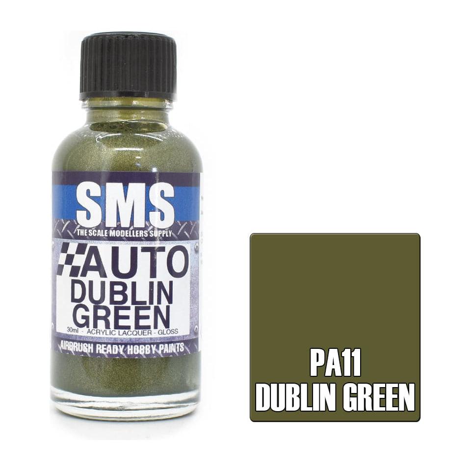 SMS Auto Colour Dublin Green Acrylic Lacquer Gloss 30ml