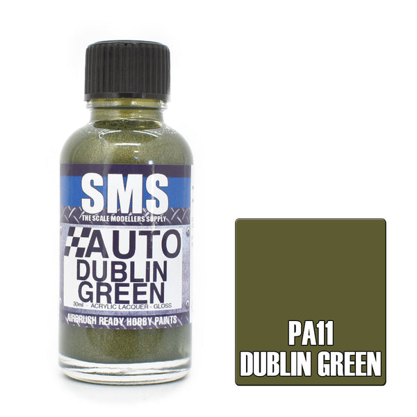 SMS Auto Colour Dublin Green Acrylic Lacquer Gloss 30ml