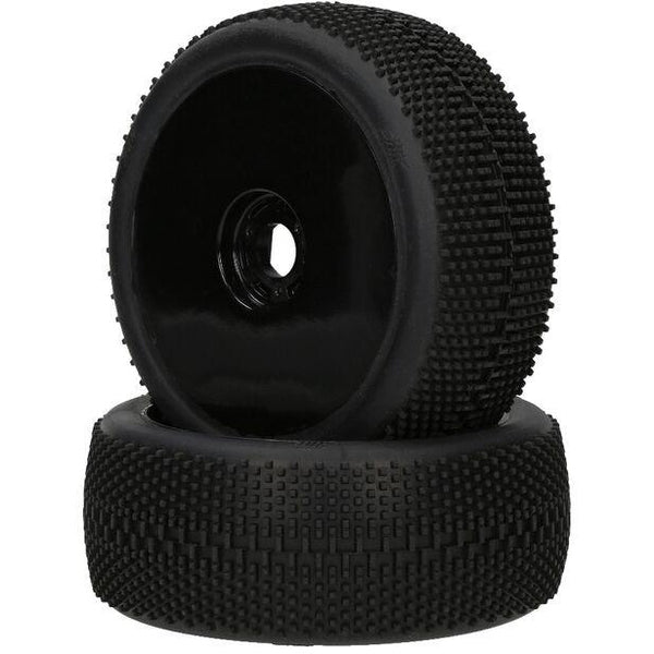 PERFORMA P1 Performa Megabite Mounted Tyre (Pink Compound/Carbon Wheel/1/8 Buggy) (2)