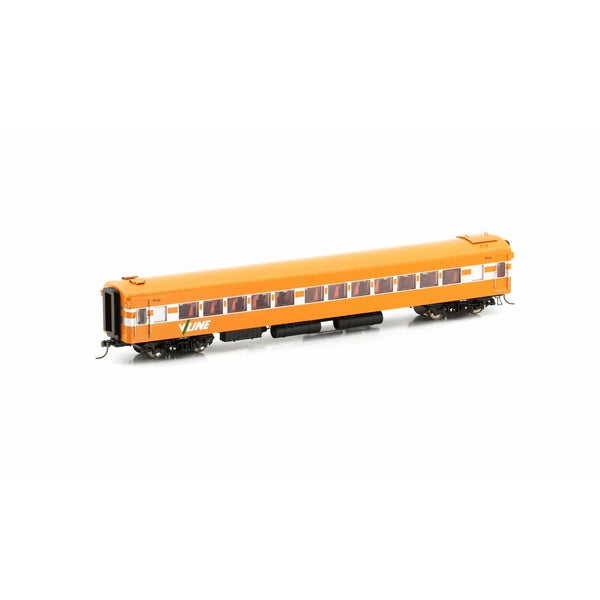 POWERLINE HO Victorian 'Z' Carriage V/Line 261VBK Tangerine and Silver First Class