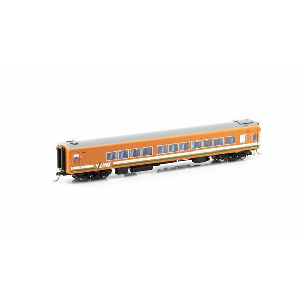 POWERLINE HO Victorian 'Z' Carriage V/Line 257ACZ Tangerine with Green and White Stripe First Class