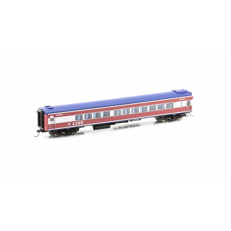 POWERLINE HO Victorian 'Z' Carriage V/Line Pass Corp VPC1 256BCZ Maroon/White/Blue Economy