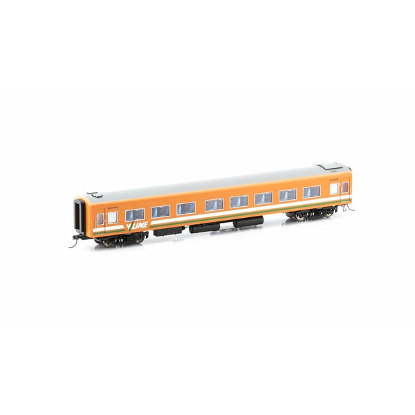 POWERLINE HO Victorian 'Z' Carriage V/Line 271BZS Tangerine with Green and White Stripe Economy