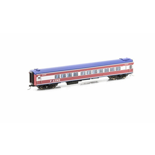 POWERLINE HO Victorian 'Z' Carriage VPC1 263BTN Maroon/White/Blue saloon Carriage