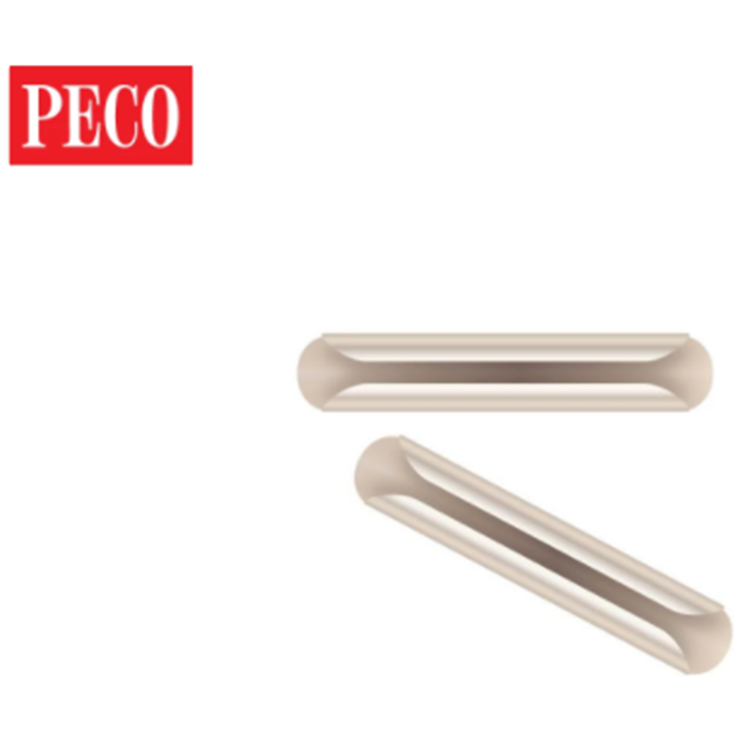 PECO O Streamline Rail Joiners for Flat Bottom (6) Code 143 (SL710FB)