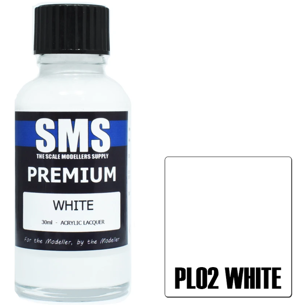 SMS Premium White Acrylic Lacquer 30ml