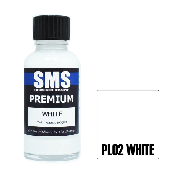 SMS Premium White Acrylic Lacquer 30ml