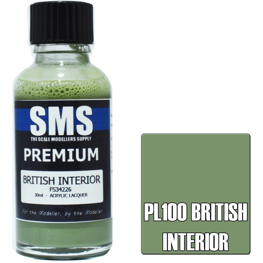 SMS Premium British Interior Acrylic Lacquer 30ml