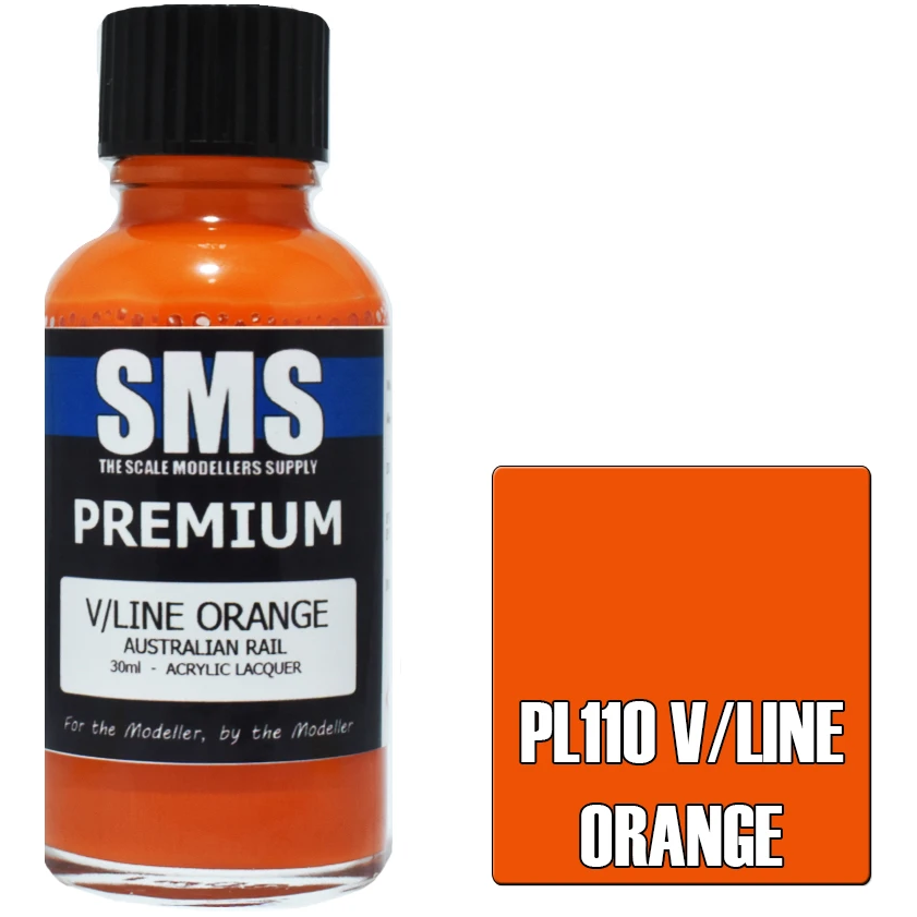 SMS Premium V/Line Orange Acrylic Lacquer 30ml