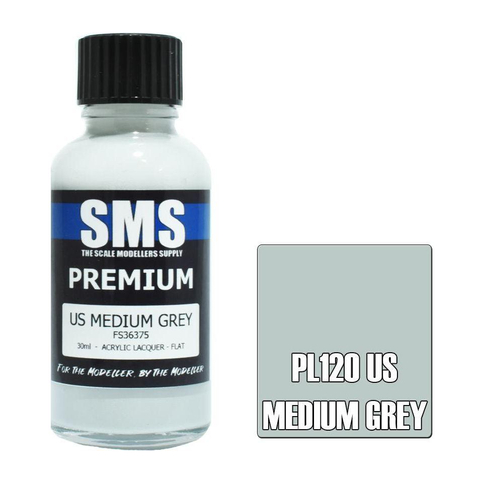 SMS Premium US Medium Grey Acrylic Lacquer 30ml