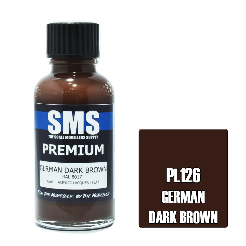 SMS Premium German Dark Brown Acrylic Lacquer 30ml
