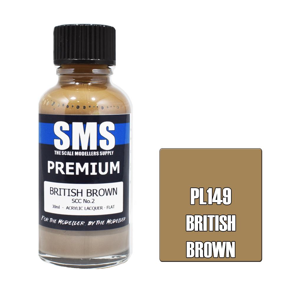 SMS Premium SCC No.2 Brown Acrylic Lacquer 30ml