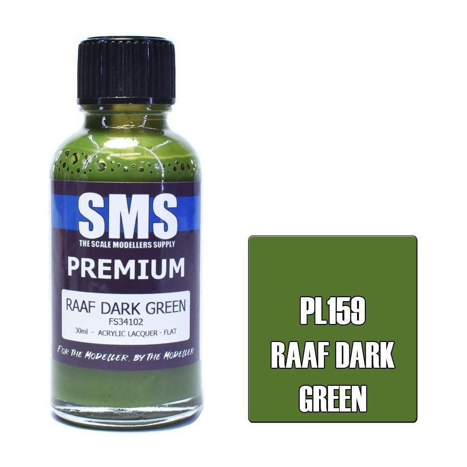 SMS Premium RAAF Dark Green FS34102 Acrylic Lacquer 30ml