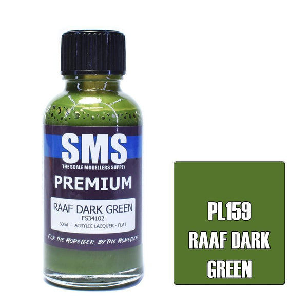 SMS Premium RAAF Dark Green FS34102 Acrylic Lacquer 30ml