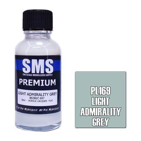 SMS Premium Light Admiralty Grey Acrylic Lacquer 30ml