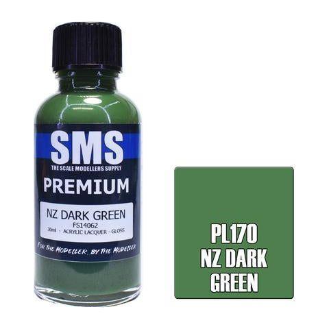 SMS Premium NZ Dark Green Acrylic Lacquer 30ml