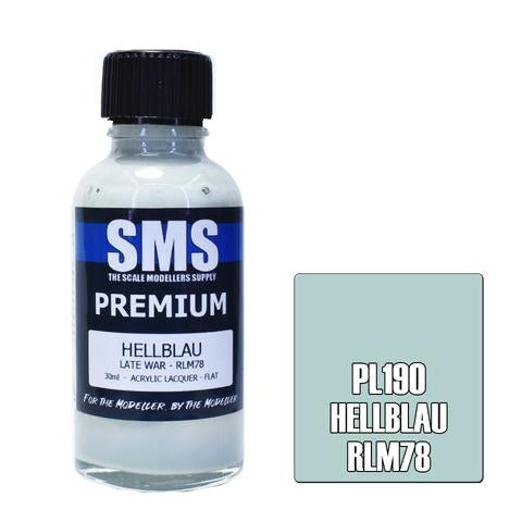 SMS Premium Hellblau RLM78 Late War Acrylic Lacquer 30ml