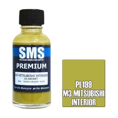 SMS Premium M3 Mitsubishi Interior IJN Aircraft Acrylic Lac