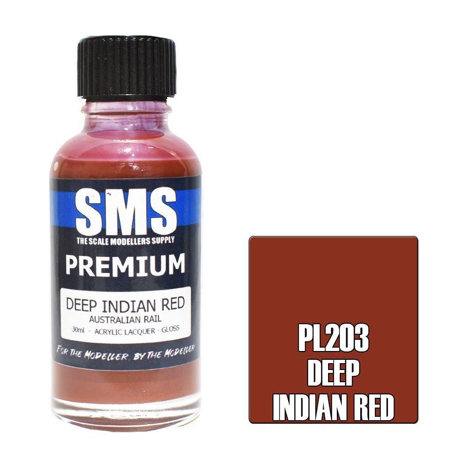 SMS Premium Deep Indian Red (Australian Rail) Acrylic Lacquer