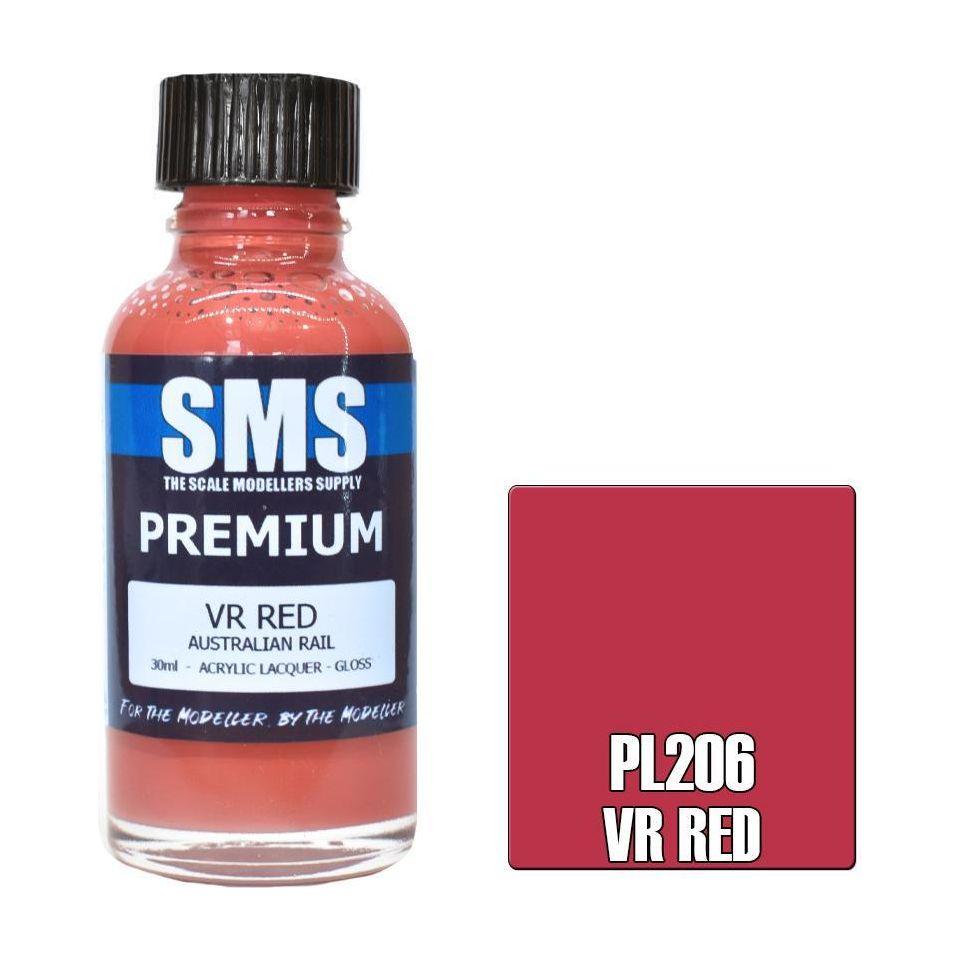 SMS Premium VR Red (Australian Rail) Acrylic Lacquer 30ml