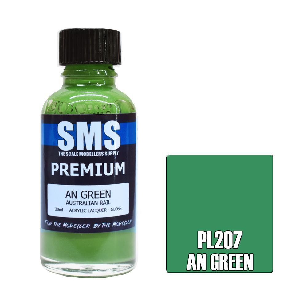 SMS Premium AN Green (Australian Rail) Acrylic Lacquer 30ml