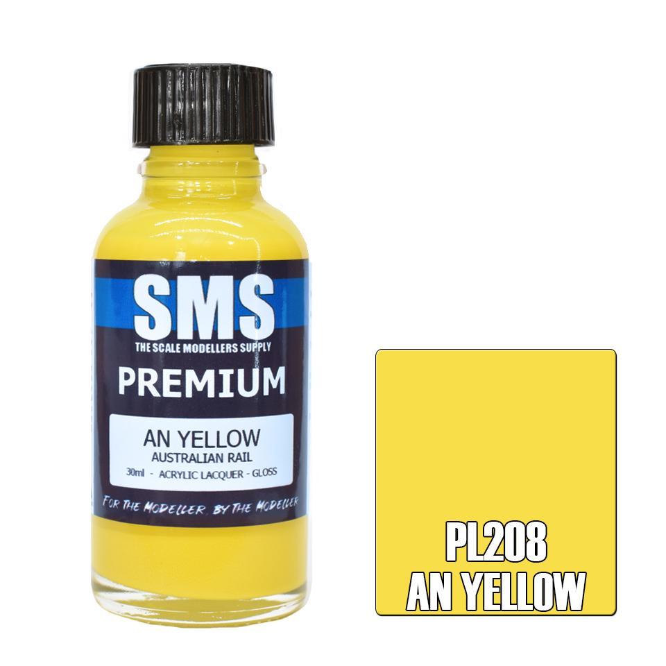 SMS Premium AN Yellow (Australian Rail) Acrylic Lacquer 30m