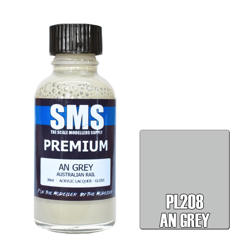 SMS Premium AN Grey (Australian Rail) Acrylic Lacquer 30ml