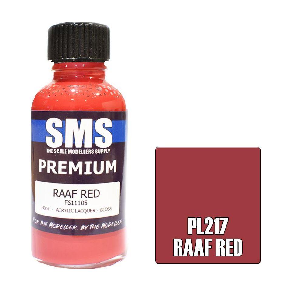 SMS Premium RAAF Red Acrylic Lacquer 30ml