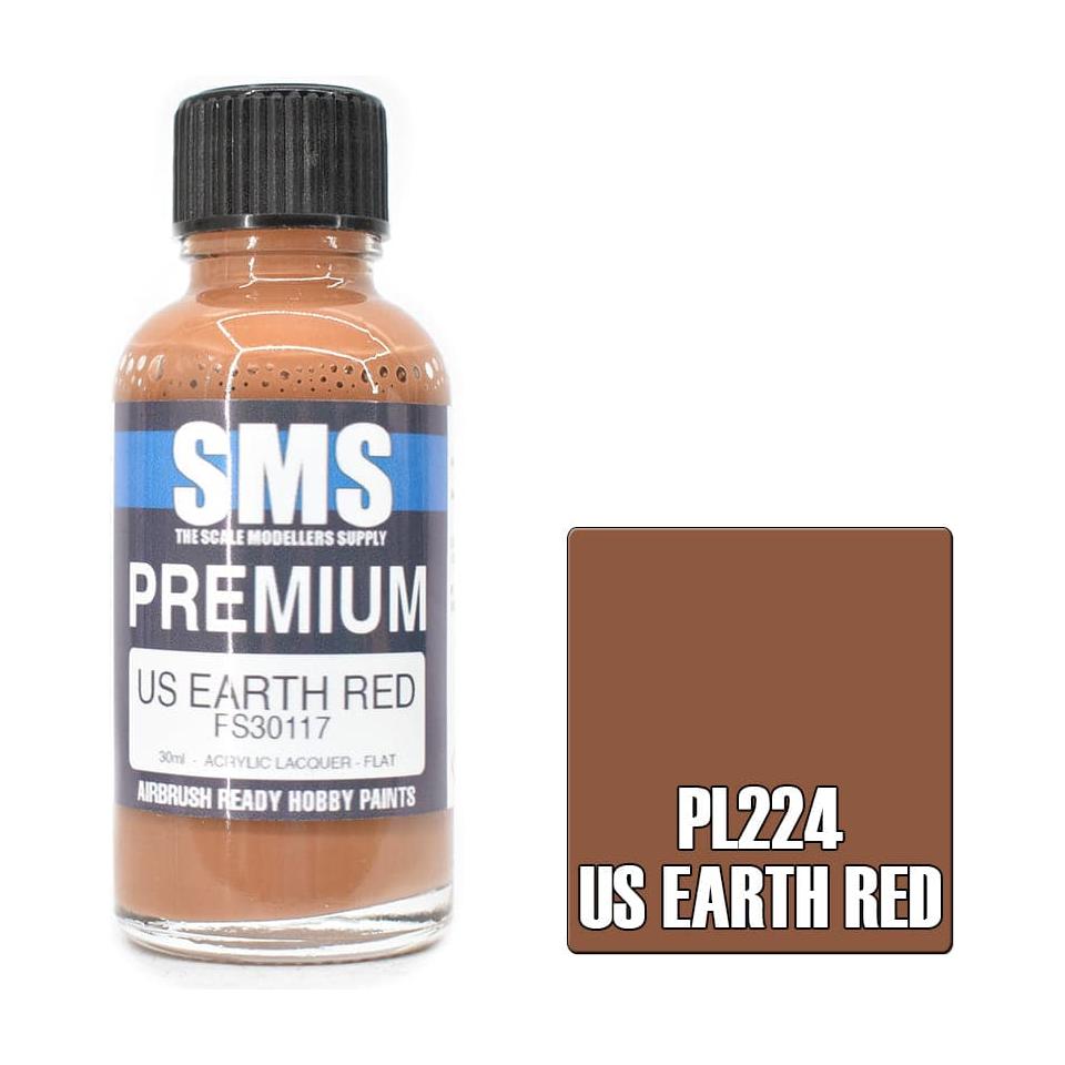 SMS Premium US Earth Red FS30117 Acrylic Lacquer 30ml