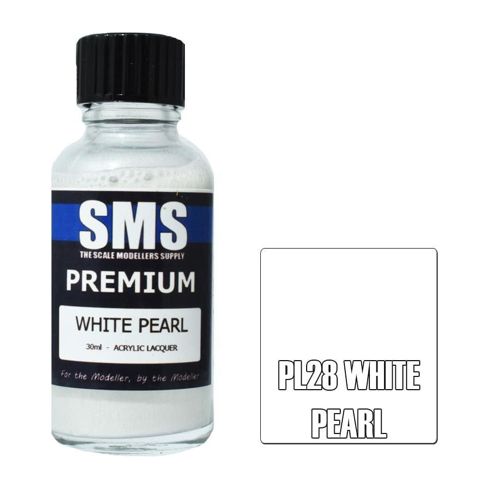 SMS Premium White Pearl Acrylic Lacquer 30ml