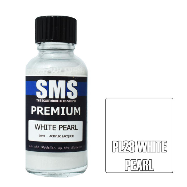 SMS Premium White Pearl Acrylic Lacquer 30ml