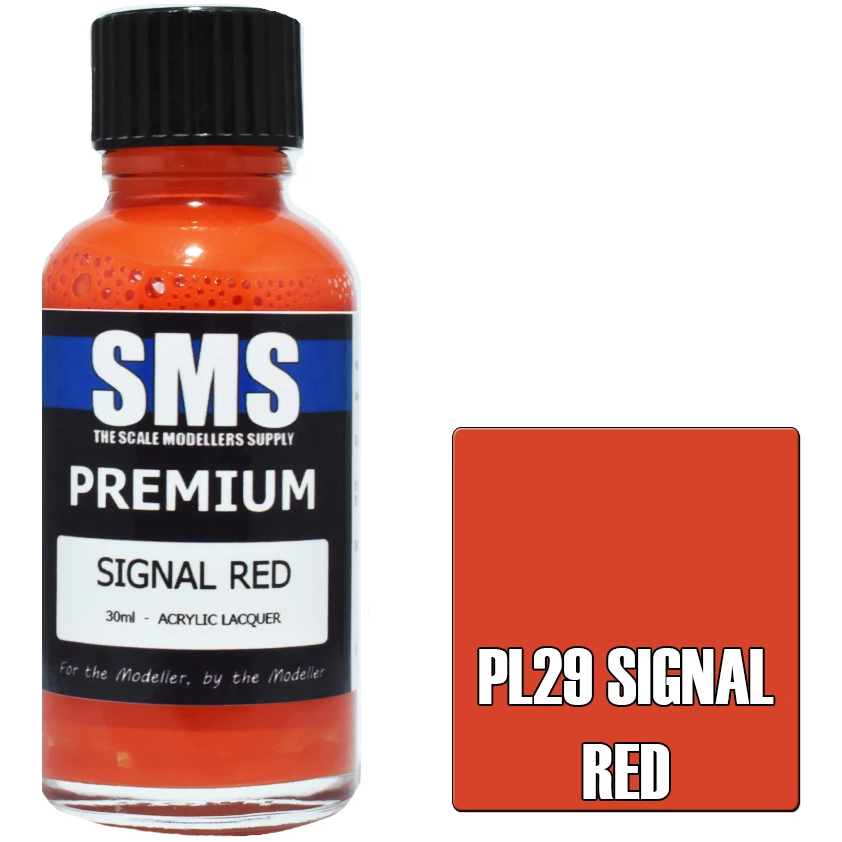 SMS Premium Signal Red Acrylic Lacquer 30ml