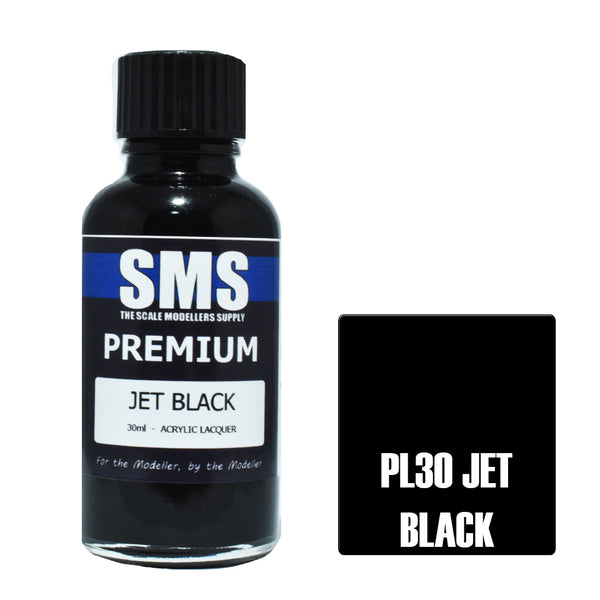 SMS Premium Jet Black Acrylic Lacquer 30ml