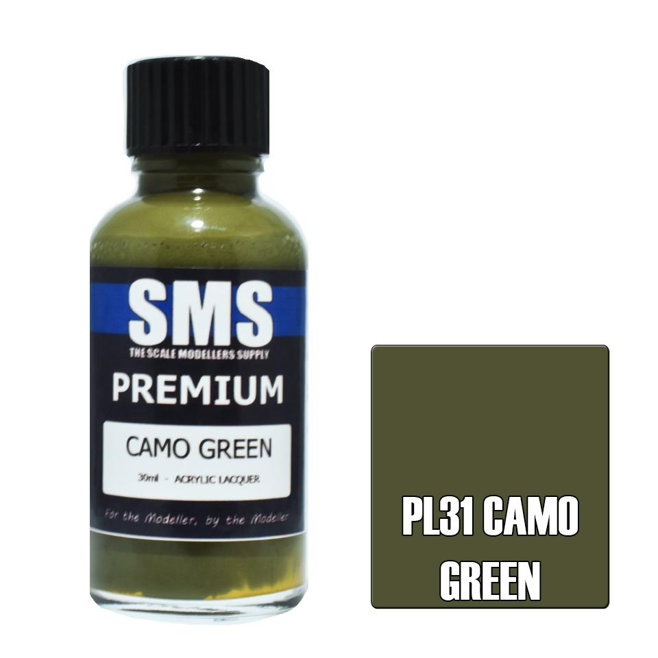 SMS Premium Camo Green Acrylic Lacquer 30ml