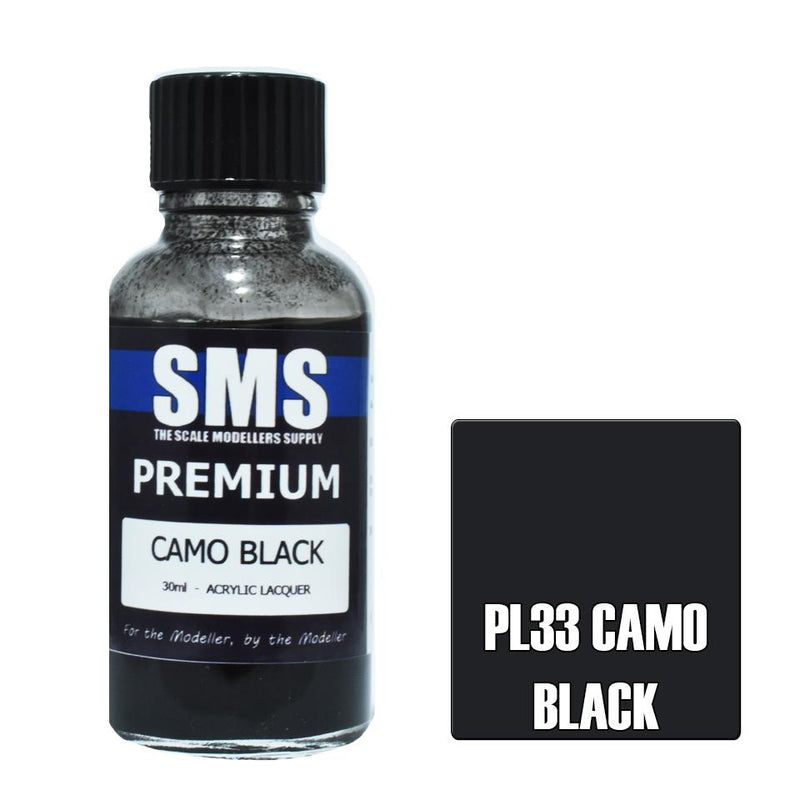 SMS Premium Camo Black Acrylic Lacquer 30ml