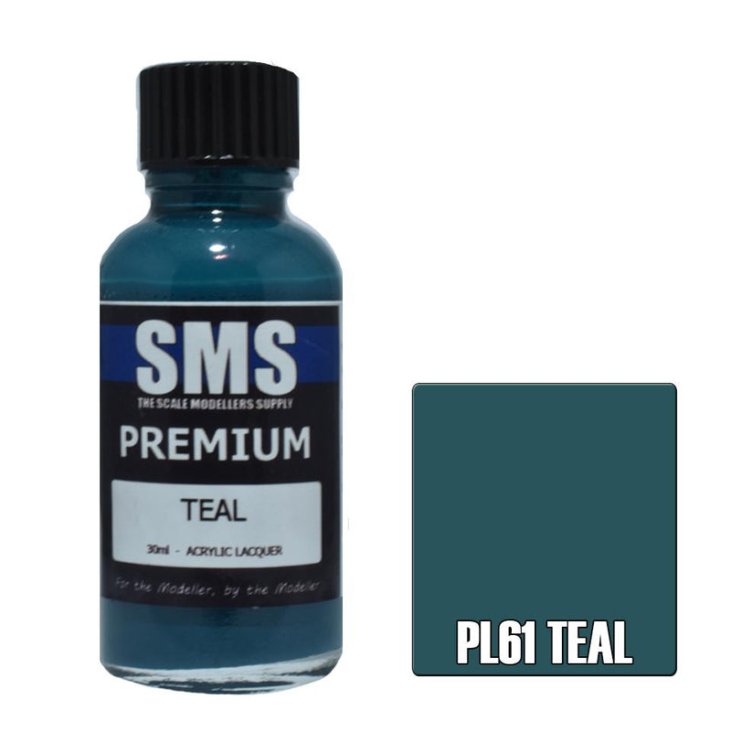 SMS Premium Teal Acrylic Lacquer 30ml