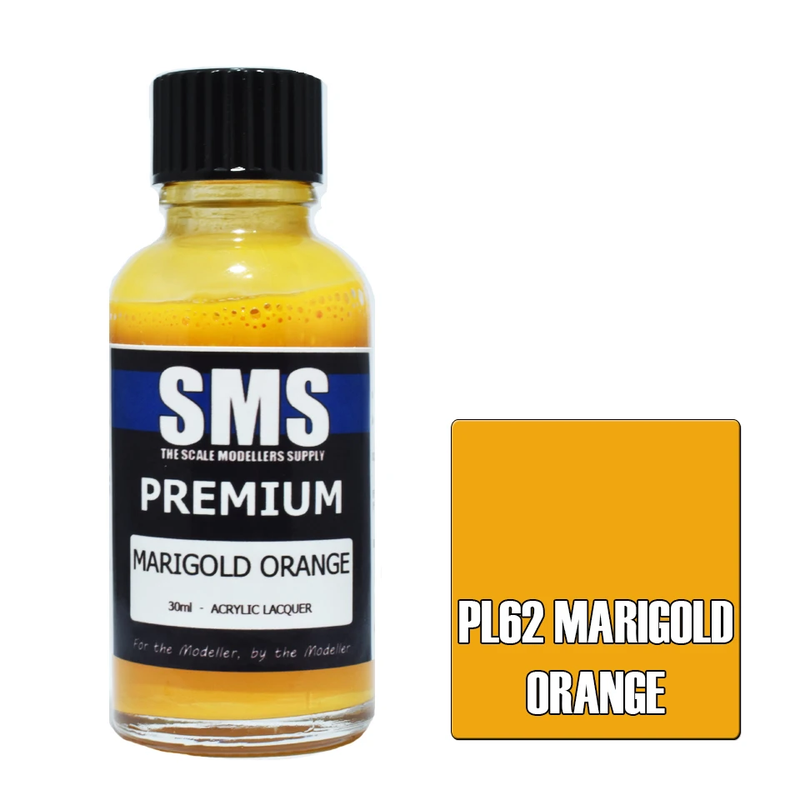 SMS Premium Marigold Orange Acrylic Lacquer 30ml