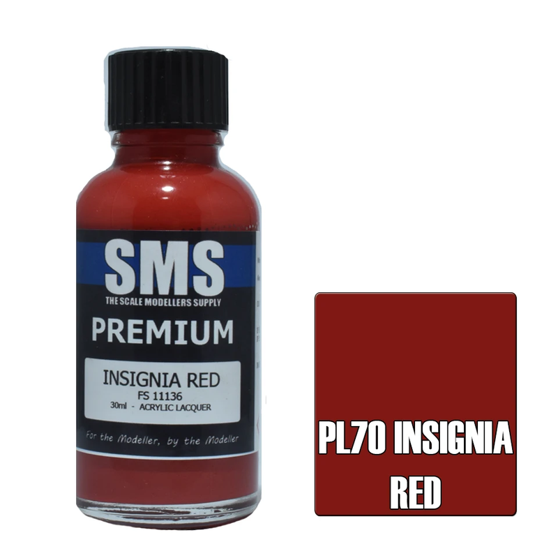 SMS Premium Insigna Red Acrylic Lacquer 30ml