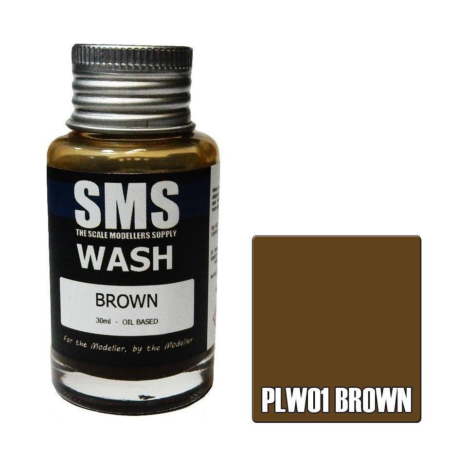 SMS Wash Brown Oil Based 30ml