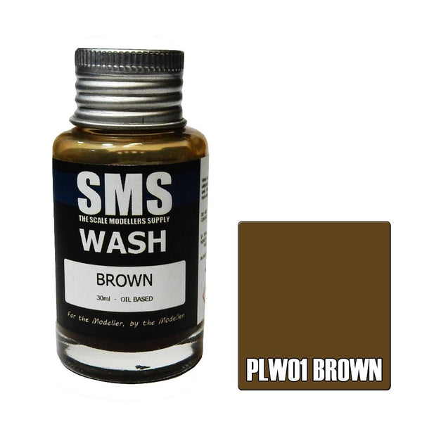 SMS Wash Brown Oil Based 30ml