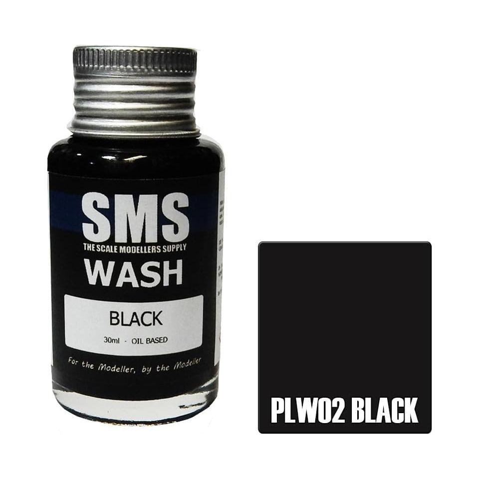 SMS Wash Black Oil Based 30ml