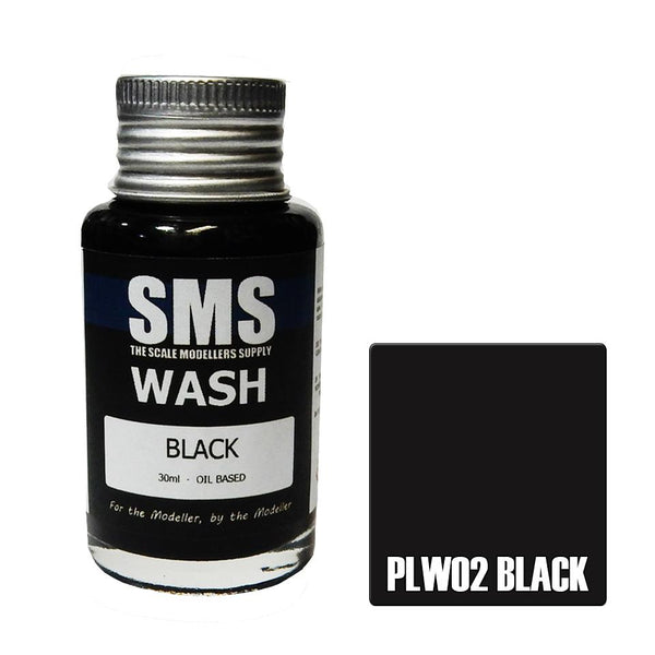 SMS Wash Black Oil Based 30ml