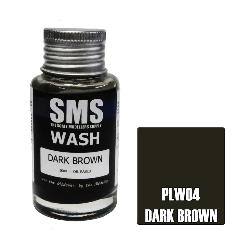 SMS Wash Dark Brown Oil Based 30ml