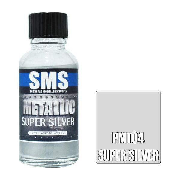 SMS Premium Metallic Super Silver 30ml