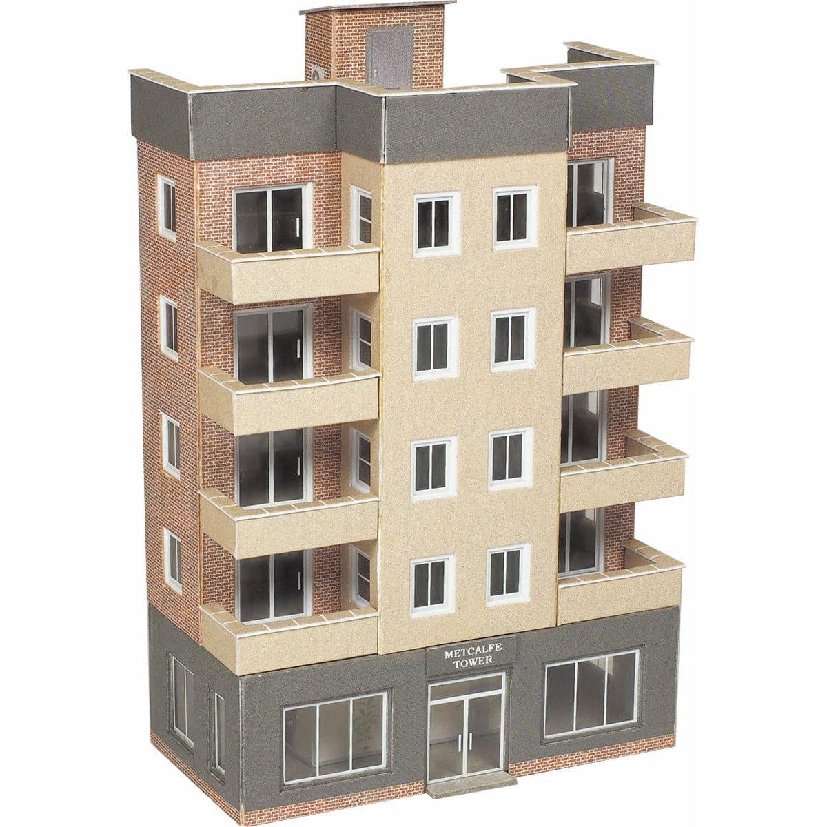 METCALFE N Scale Low Relief Tower Block