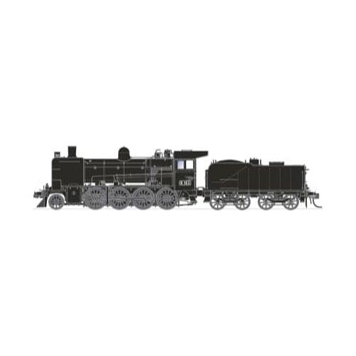 PHOENIX REPRODUCTIONS HO Victorian Railways K Class K163 Black Spoked Wheels, Riveted Tender DCC Sound