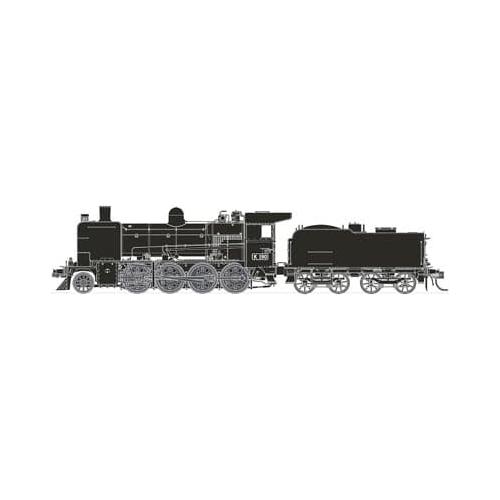 PHOENIX REPRODUCTIONS HO Victorian Railways K Class K190 Black Boxpok Wheels, Welded Tender DCC Sound