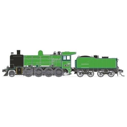 PHOENIX REPRODUCTIONS HO Victorian Railways K Class K163 Preserved 1980s Green 2-Tone