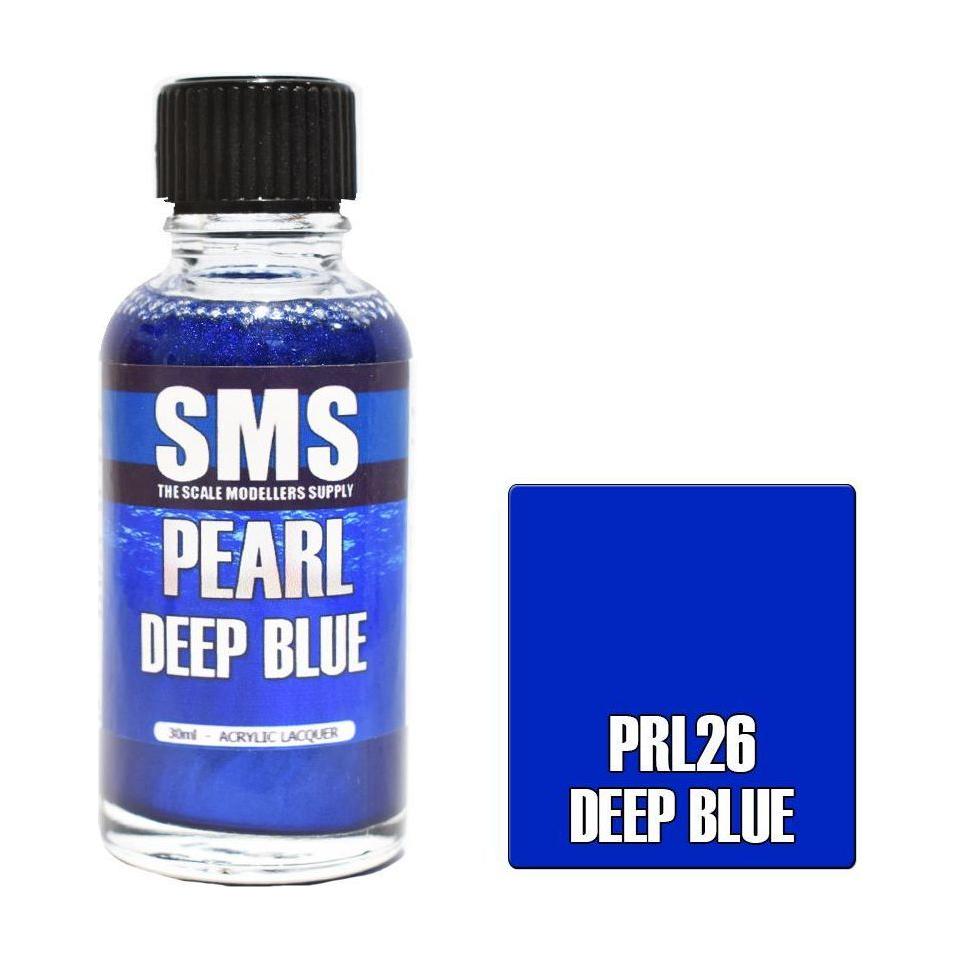 SMS Pearl Acrylic Lacquer Deep Blue 30ml