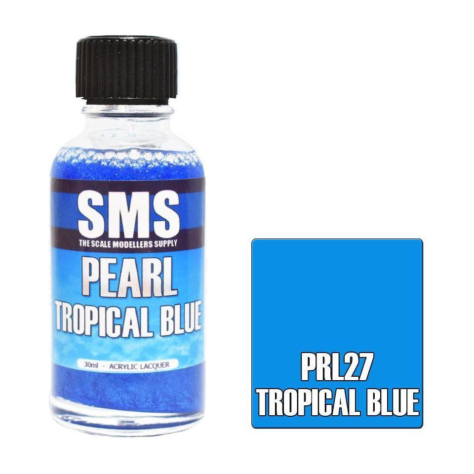 SMS Pearl Acrylic Lacquer Tropical Blue 30ml